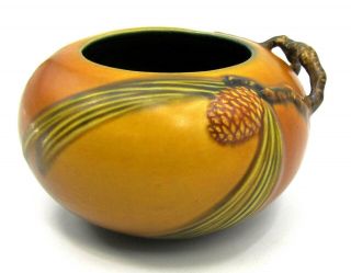 Vintage Roseville Pottery Pine Cone Vase 278 - 4 " -