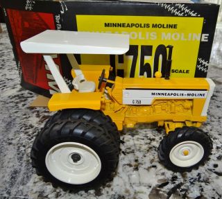 Minneapolis - Moline G750 1/16 Ertl Diecast Toy Farmer 1994 Tractor Duals Vtg 4375