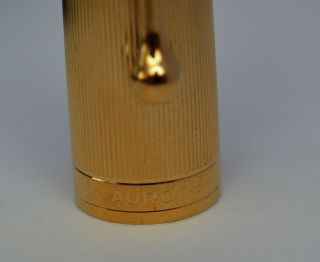 Aurora Italy Fountain Pen size M.  black / gold rare 6