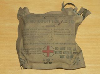 Rare Raf Wwii Air Ministry First Aid Outfit For Air Crew Mk Iv Complete