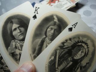 Vintage Fred Harvey Souvenir Playing Cards Indians Of The Southwest
