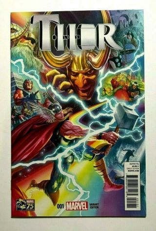 Thor 1 (2014) Alex Ross 1:75 Variant | Nm/m 9.  8 1st Jane Foster As Thor | Rare