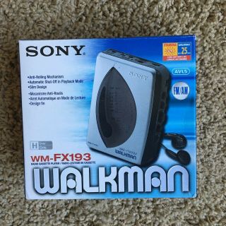 Sony Walkman Wm - Fx193 Portable Cassette Player Headphones Vtg