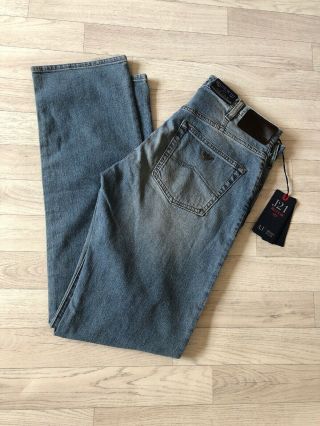 Armani Jeans Vintage Blue Mens Regular Fit Armani Jean W32 L34 J21 Armani Pants
