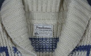Pendleton Vintage The Big Lebowski Dude Cardigan Westerly Wool Sweater Medium 3