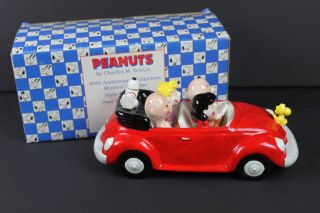 Peanuts 40th Anniversary Car Plays King Of The Road Music Box Vintage Willitts