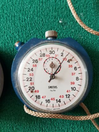 VINTAGE BLACK SMITHS RALLY STOPWATCH / TIMER / WATCH JOBLOT 1960 ' s 3