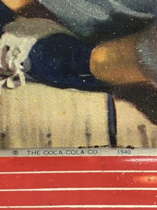 1940 Vintage COCA COLA Tray Sailor Pin Up Girl American Art Metal Ohio 3