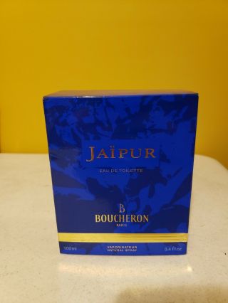 Jaipur By Boucheron 3.  4 Oz / 100ml Eau De Toilette Spray For Women Rare,  Vintage