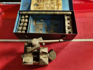 Vintage Ratcliffe Brake Pipe Flaring Tool Kit Not Sure If Complete