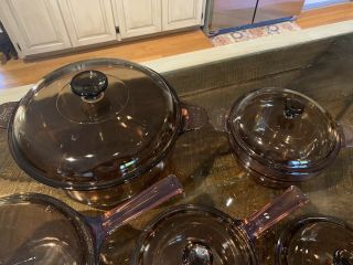 Vintage 1990’s Visions by Pyrex/Corning - 16 Piece Cookware Set 3