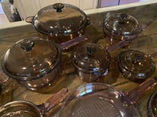 Vintage 1990’s Visions by Pyrex/Corning - 16 Piece Cookware Set 4