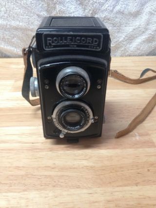 Vintage Rolleicord Drp Drgm Camera Carl Zeiss Lens 738790