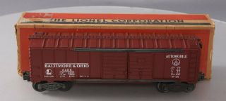 Lionel 6468 Baltimore & Ohio Tuscan Double Door Boxcar - Rare Ex/box