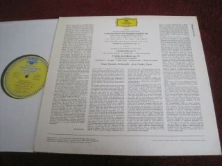 Rare Fournier Fonda Schubert Arpeggione DGG SLPM TULIPS 2