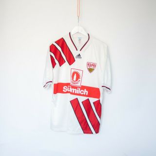 Vfb Stuttgart Adidas Equipment 1994/1996 Home Vintage Retro Football Shirt