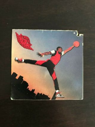 1985 Air Jordan 1 Shoe Tag Og Nike Jordan Hi Top Hanger Tag Rare