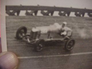 3 vintage race car photos 2 - 9x7 1 - 6 1/4 x 41/2 old altoona acthion 1930 crash 3