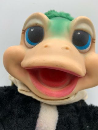 Rare 1950s RUSHTON Plush FROG Rubber Face Stuffed Animal Toy 3
