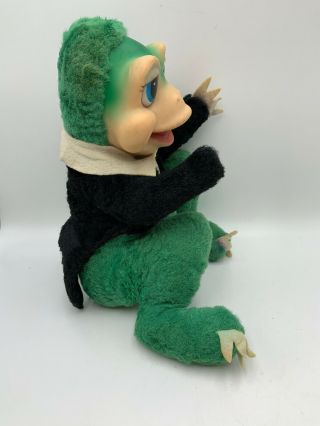 Rare 1950s RUSHTON Plush FROG Rubber Face Stuffed Animal Toy 5