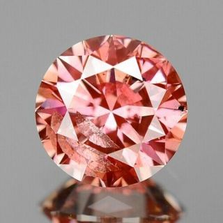 0.  78 Cts Rare Sparkling Fancy Pink Color Natural Loose Diamond