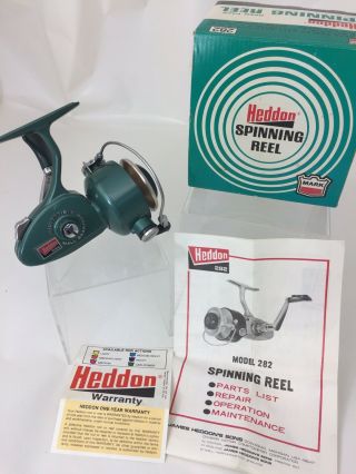 Nos Heddon 282 Spinning Reel In The Box With Instructions Old Stock