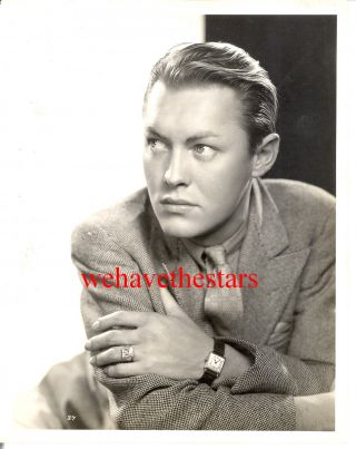 Vintage Richard Cromwell Quite Handsome Sexy 30s Publicity Portrait