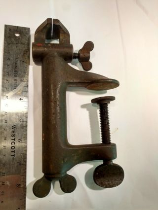 Vintage Antique Billings Clamp Vise Watchmakers And Jewelers Tool Find