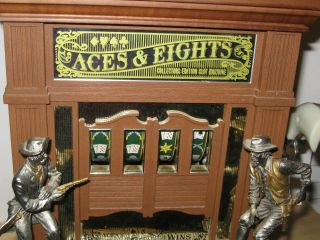 Aces & Eights Slot Machine Franklin Collectors Edition Western Heritage VTG 2