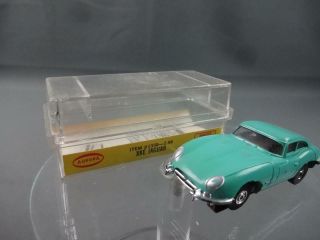 Vintage Aurora Model Motoring Xke Jaguar Turquoise 1358 Ho Slot Car (q86)