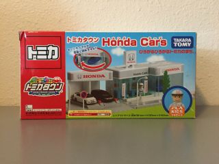 Takara Tomy Honda Dealership - With Cars - - Rare Choro Q Tomica