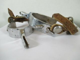 Vintage Kelly 230 Bull Riding Spurs With Straps