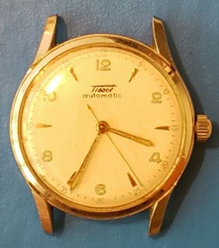 Vintage 1950 Tissot Bumper Hammer Automatic Mens Wristwatch Watch