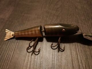 Vintage Rare Creek Chub Wooden Jointed Peters Special Pikie Special Order