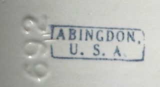 Vintage Rare Abington Halloween Cookie Jar of Witch on Broomstick No Lid 4