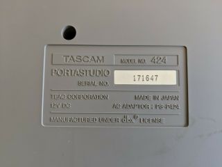 TASCAM 424 Portastudio Vintage 4 Track Cassette Recorder 4