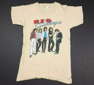 Vtg Reo Speedwagon Hi Infidelity 1981 Tour Concert T - Shirt Sz M Screen Stars Usa