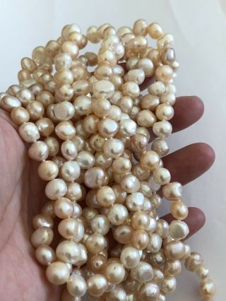 Pearl Flapper Necklace,  Cultured,  Very Long