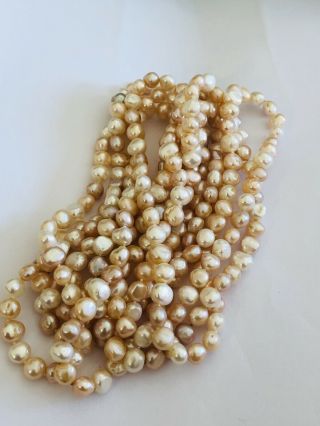 Pearl Flapper Necklace,  Cultured,  Very Long 3