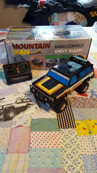 Vintage Shinsei Mountain Man Chevy Blazer 1982.  Black 4x4.  4wd.  2wd.