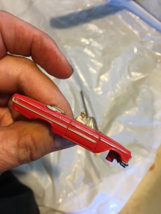 Vintage Aurora T - Jet Slot Cars 1963 Ford Xl 500 Red Convertible