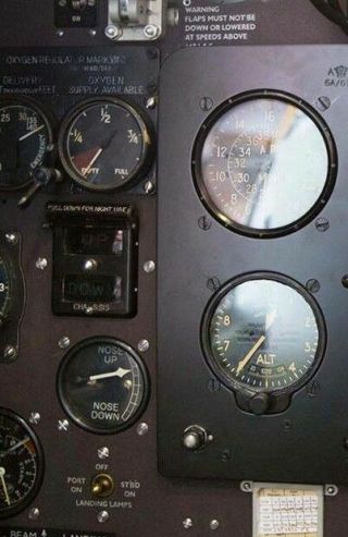 RAF WWII Spitfire MkI Instrument Panel 8