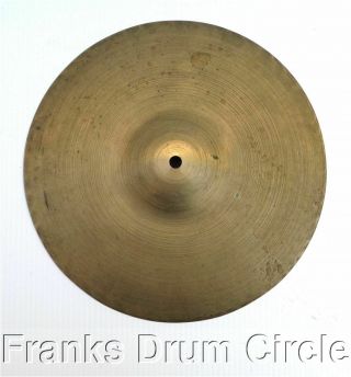 Vintage Zildjian 11 - 1/4 " Paper Thin Splash Choke Cymbal (260 Grams) Crash