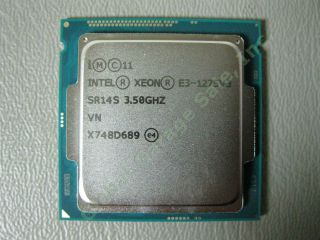 Rare Sr14s Intel Xeon E3 - 1275v3 3.  5ghz 8mb Quad Core Cpu Lga1150 Processor 84w