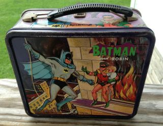 Vintage 1966 Batman & Robin Lunch Box