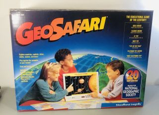 Vintage Geosafari Ei - 8700 Electronic Educational Learning System W/ 80 Cards