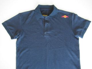 Red Bull Athlete Only Polo Shirt Sz M Very Rare F1 Motogp Verstappen Marquez