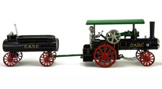 Vintage Irvins Model Shop Case Traction Engine Tractor With Water Wagon Bank
