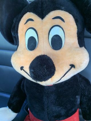 Vintage 50 ' s Walt Disney California Stuffed Mickey Mouse 36 