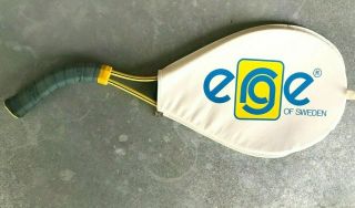 Erge of Sweden Curved Grip Tennis Racket Vintage Ergonomic Bend Racquet Rare 2